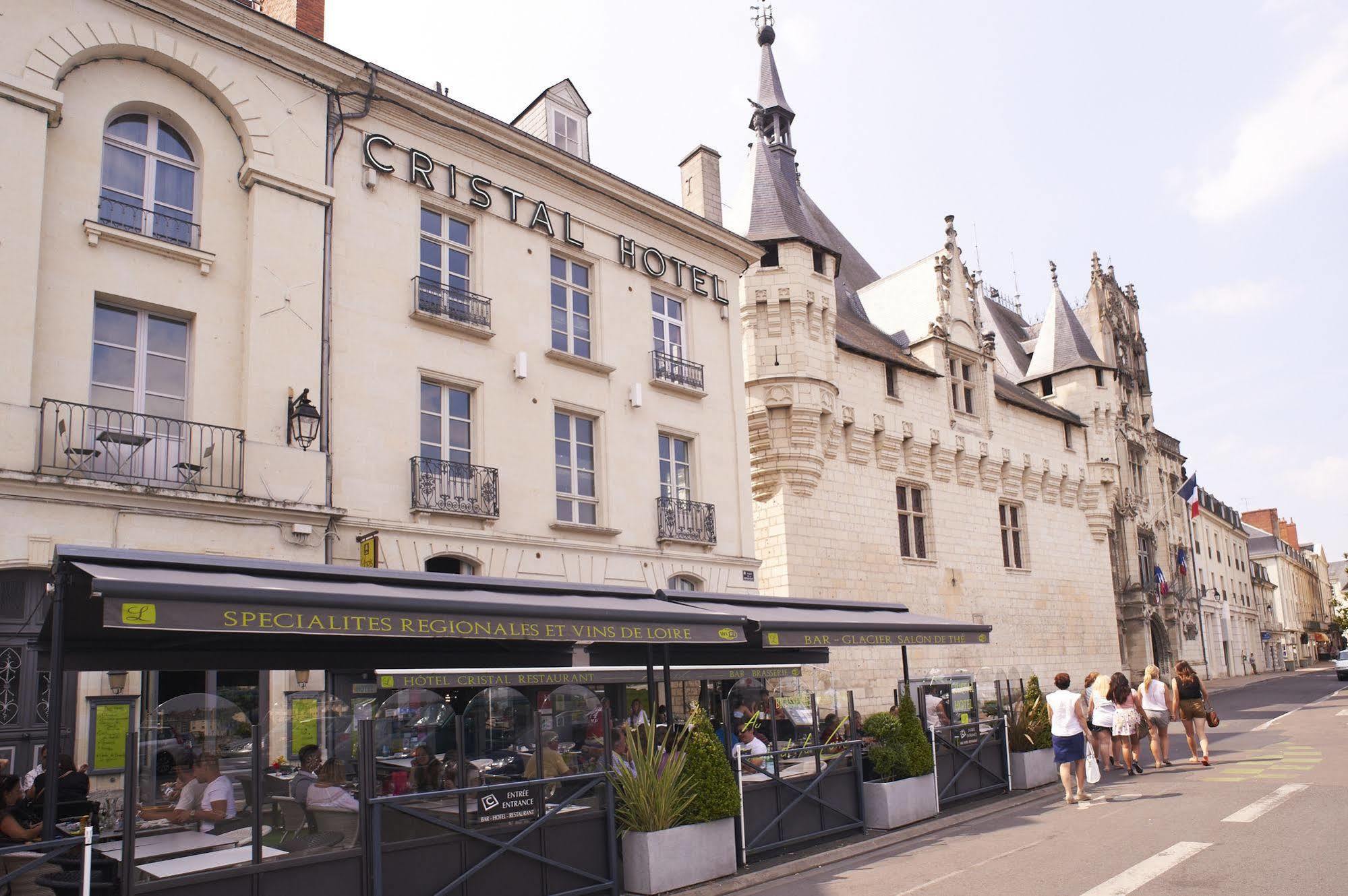 Cristal Hotel Restaurant - Logis Hotels Saumur Exterior foto